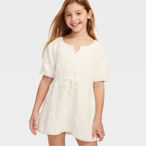 Roller Rabbit Girls Cream Textured Dress size XS